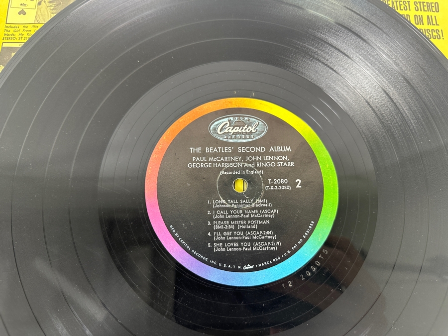 Just Added - The Beatles' Second Album - The Beatles Vinyl Record Album T-2080 [Photo 7]