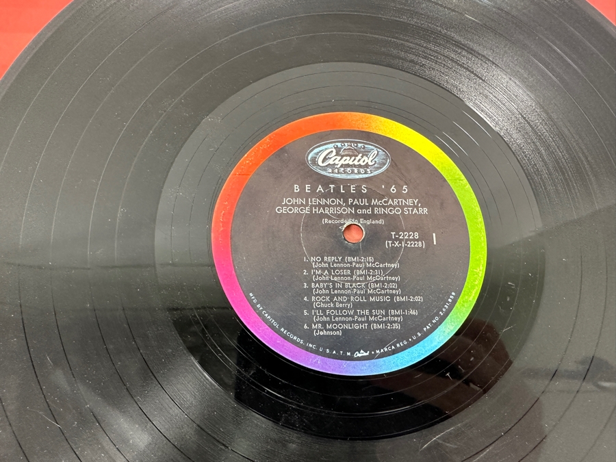 Just Added - Beatles '65 - The Beatles Vinyl Record Album T-2228 [Photo 5]
