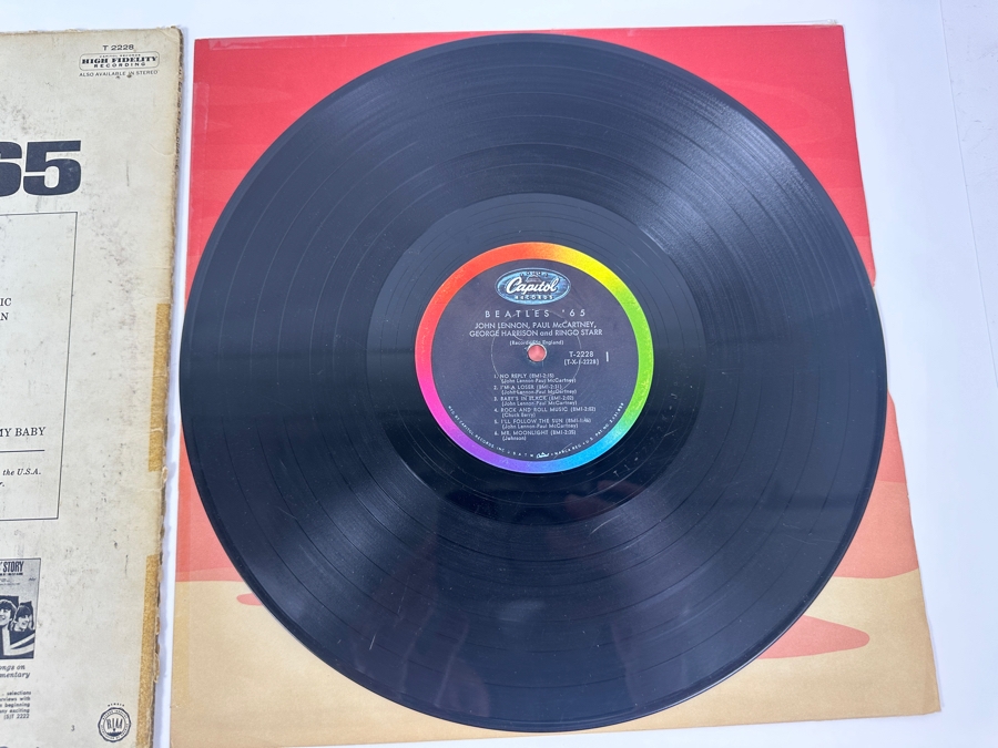 Just Added - Beatles '65 - The Beatles Vinyl Record Album T-2228 [Photo 4]