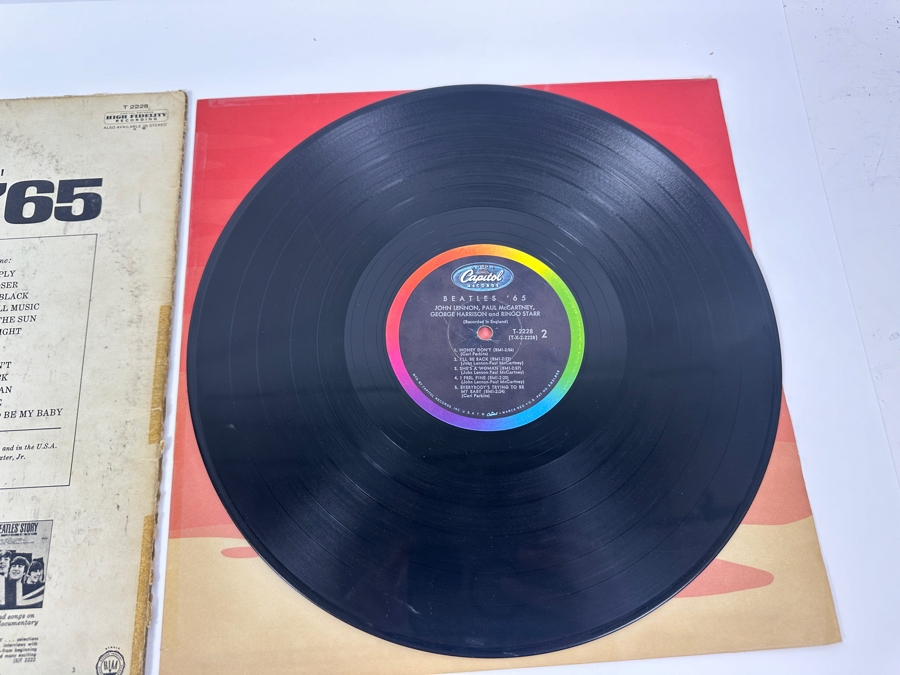 Just Added - Beatles '65 - The Beatles Vinyl Record Album T-2228 [Photo 6]