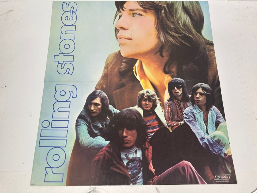 Just Added - Let It Bleed - The Rolling Stones Vinyl Record Album NPS-4 With Poster [Photo 9]