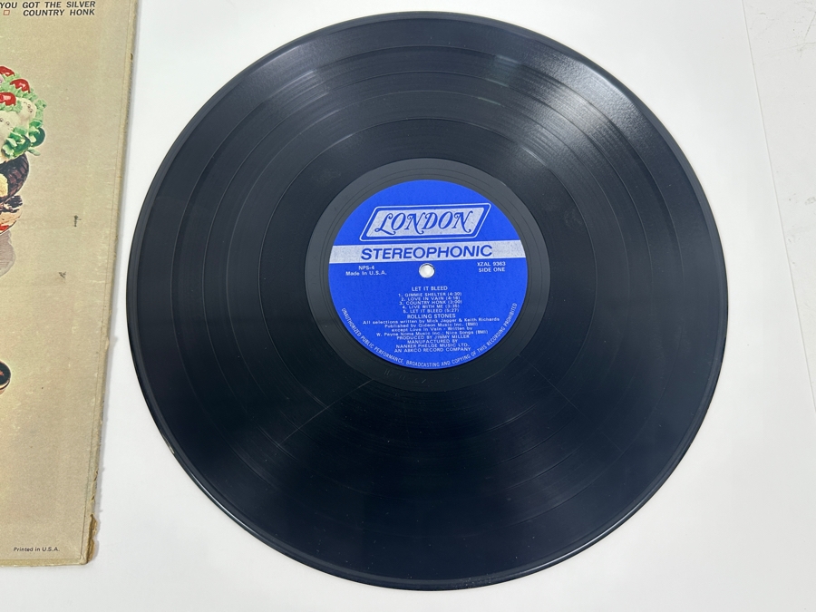 Just Added - Let It Bleed - The Rolling Stones Vinyl Record Album NPS-4 [Photo 4]