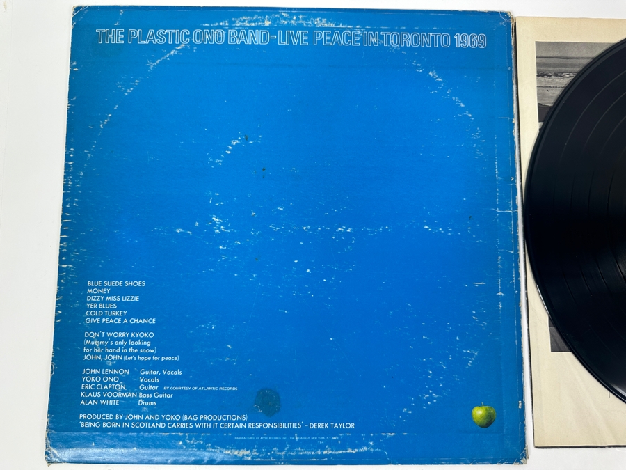 Just Added - The Plastic Ono Band - Live Peace In Toronto 1969 Vinyl Record Album SW-3362 [Photo 3]