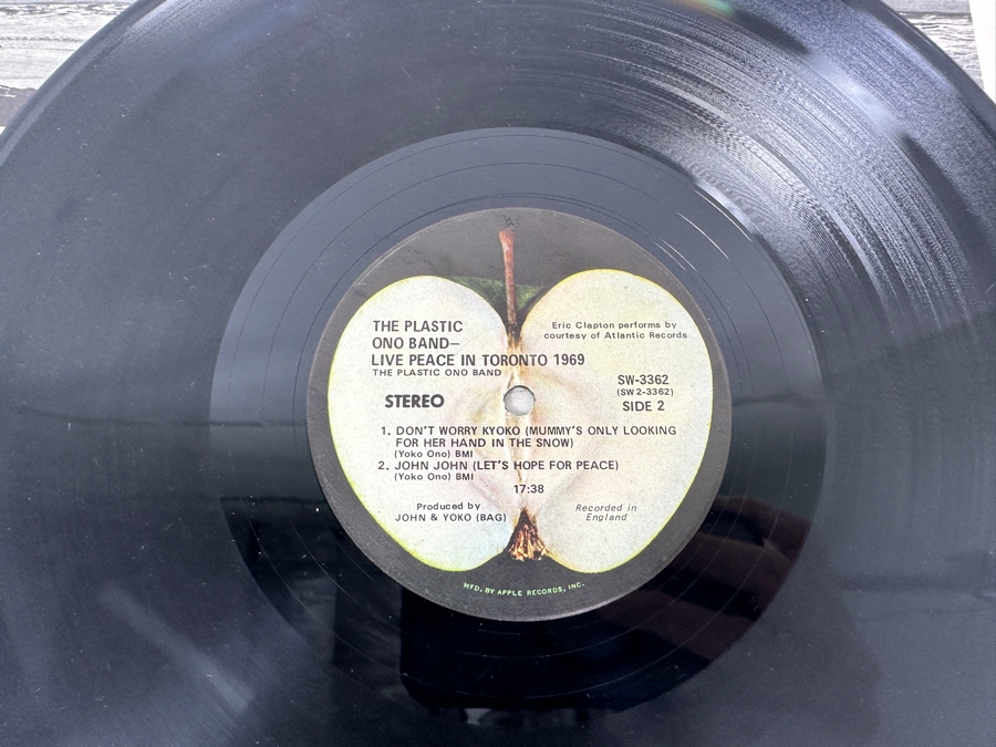 Just Added - The Plastic Ono Band - Live Peace In Toronto 1969 Vinyl Record Album SW-3362 [Photo 7]