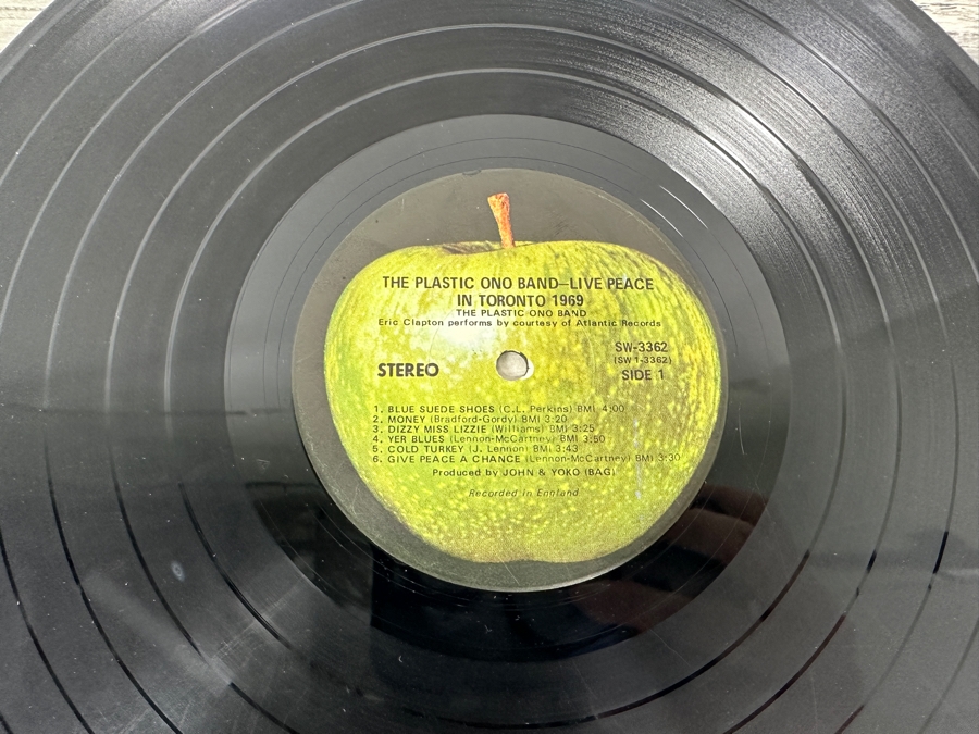 Just Added - The Plastic Ono Band - Live Peace In Toronto 1969 Vinyl Record Album SW-3362 [Photo 5]