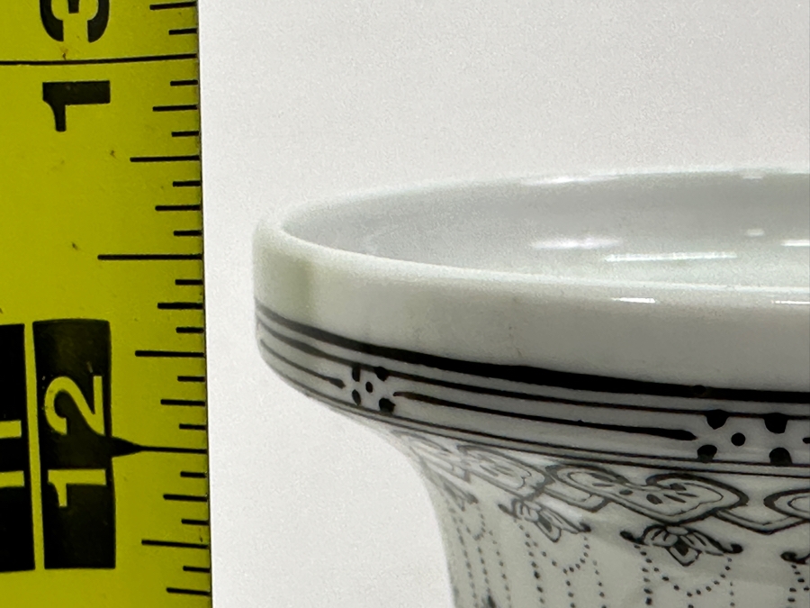 Just Added - Vintage Chinese Jingdezhen Hand Painted Signed Porcelain Vase 12.5H [Photo 14]