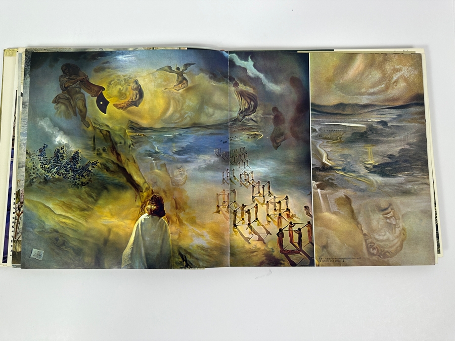Just Added - Vintage 1968 First Edition Hardcover Book Dali By Salvador Dali Copyright 1968 In France By Draeger, Imprimeurs, Paris Harry N. Abrams - Note That Some Pages Are Loose From The Binding [Photo 8]