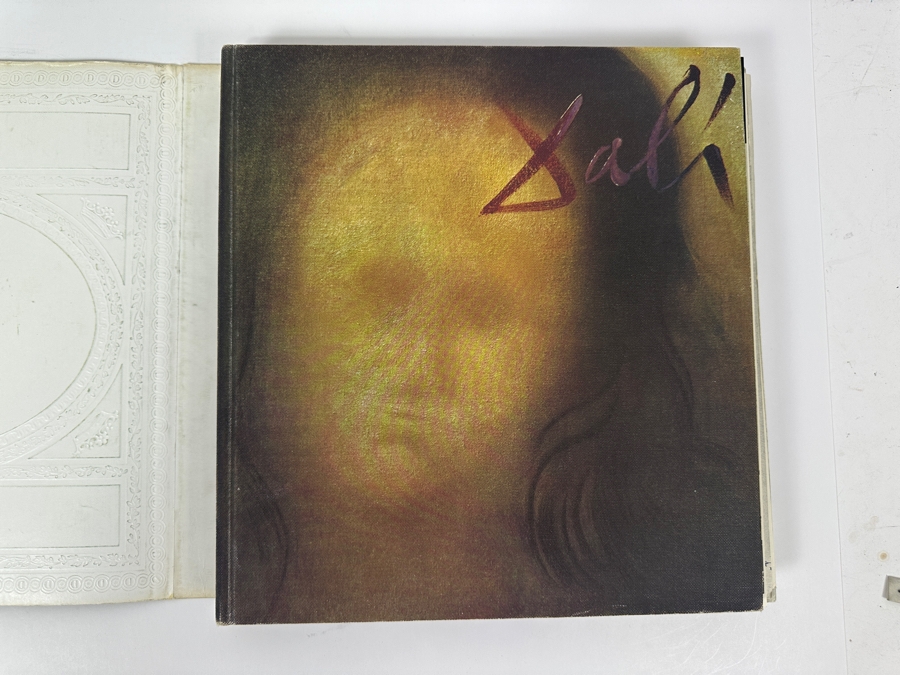Just Added - Vintage 1968 First Edition Hardcover Book Dali By Salvador Dali Copyright 1968 In France By Draeger, Imprimeurs, Paris Harry N. Abrams - Note That Some Pages Are Loose From The Binding [Photo 3]