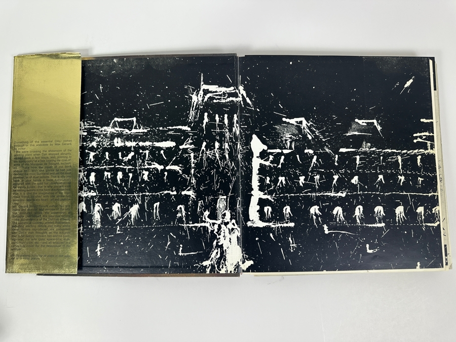 Just Added - Vintage 1968 First Edition Hardcover Book Dali By Salvador Dali Copyright 1968 In France By Draeger, Imprimeurs, Paris Harry N. Abrams - Note That Some Pages Are Loose From The Binding [Photo 2]