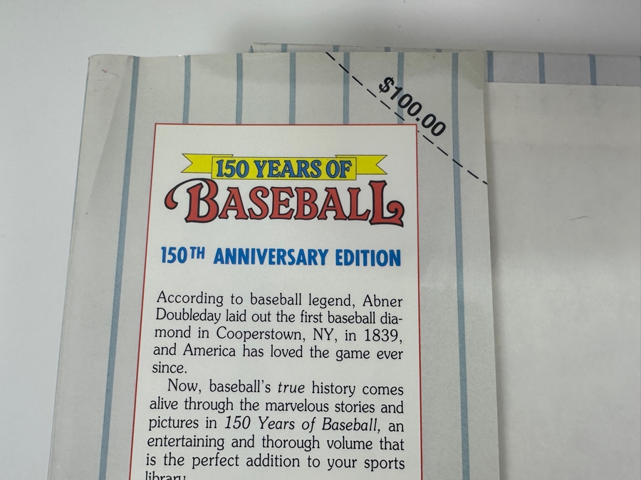 Hardcover Book '150 Years of Baseball' By Stephen Hanks Retails $100 [Photo 3]