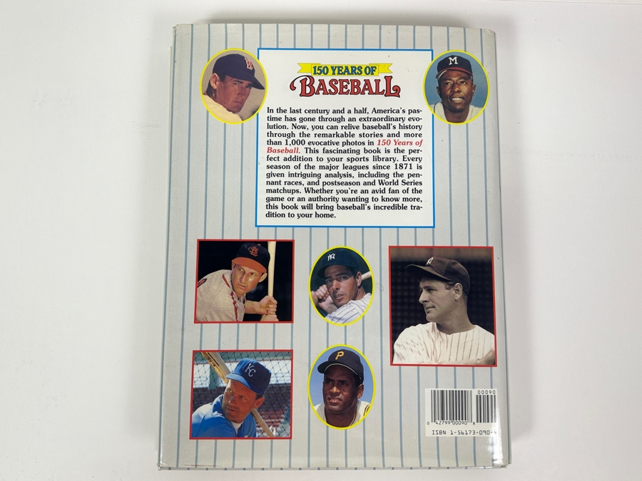 Hardcover Book '150 Years of Baseball' By Stephen Hanks Retails $100 [Photo 8]