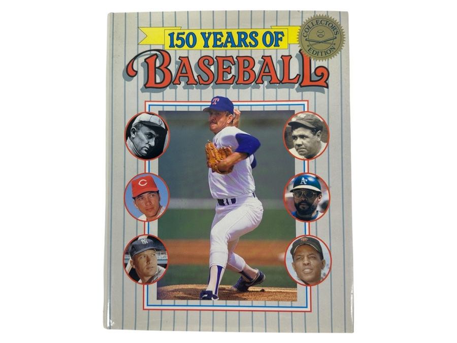 Hardcover Book '150 Years of Baseball' By Stephen Hanks Retails $100