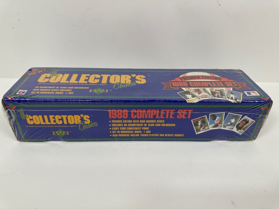 Factory Sealed 1989 Upper Deck MLB Baseball Cards Premier Edition Complete Set Including Rookie Cards From Ken Griffey Jr., Gary Sheffield, John Smoltz, Randy Johnson & More [Photo 2]
