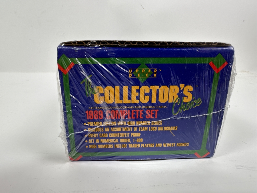 Factory Sealed 1989 Upper Deck MLB Baseball Cards Premier Edition Complete Set Including Rookie Cards From Ken Griffey Jr., Gary Sheffield, John Smoltz, Randy Johnson & More [Photo 5]