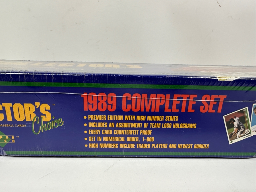 Factory Sealed 1989 Upper Deck MLB Baseball Cards Premier Edition Complete Set Including Rookie Cards From Ken Griffey Jr., Gary Sheffield, John Smoltz, Randy Johnson & More [Photo 4]