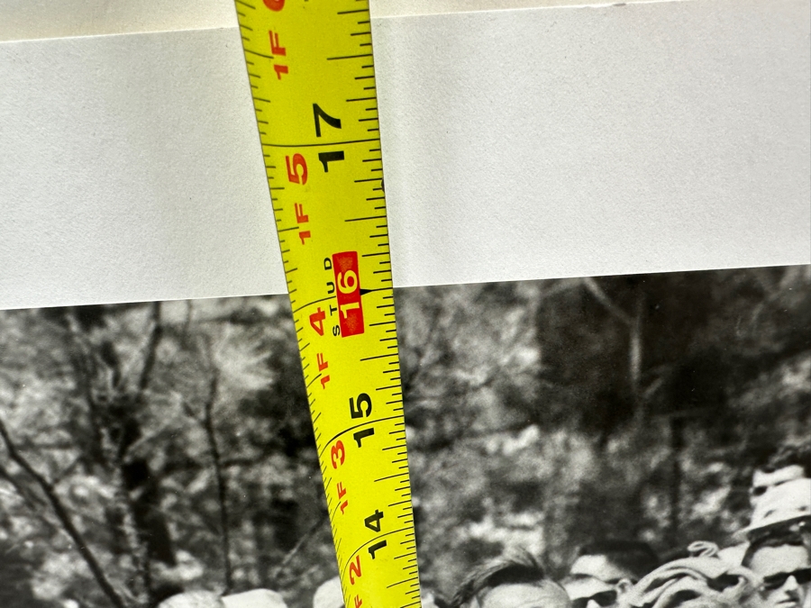 Frank Christian Photograph From The Original Negative Of Smoking Ben Hogan And Arnold Palmer At The 1966 Masters Golf Tournament 19.75 X 16 Framed 24.5 X 21 [Photo 9]