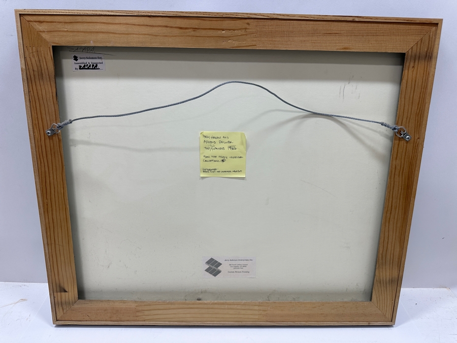 Frank Christian Photograph From The Original Negative Of Smoking Ben Hogan And Arnold Palmer At The 1966 Masters Golf Tournament 19.75 X 16 Framed 24.5 X 21 [Photo 10]