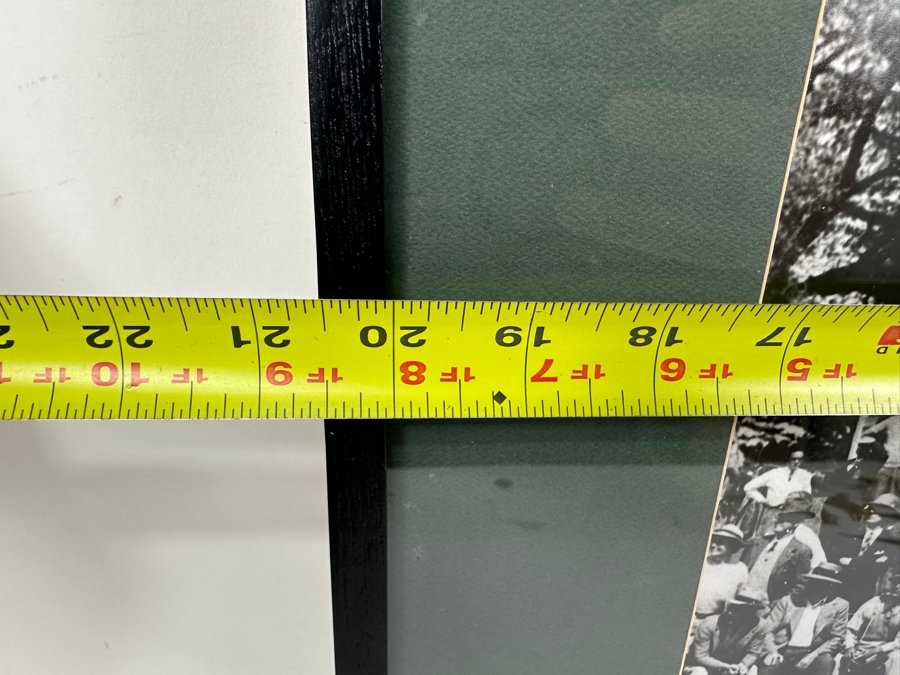 Frank Christian Photograph From The Original Negative Of The 1935 Great Foursome At Augusta: Bobby Jones, Walter Hagen, Tommy Armour & Gene Sarazen Golfing Photo 14 X 11 Framed 20.5 X 17 [Photo 9]