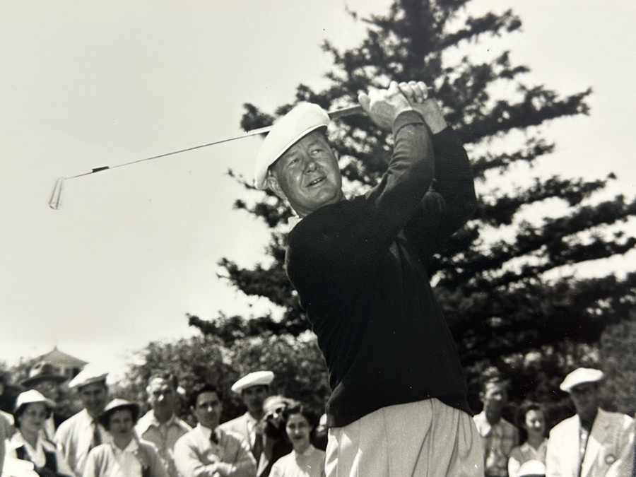 Frank Christian Photograph From The Original Negative Of Byron Nelson At Augusta In 1942 8' X 10' Framed 11.5' X 15' [Photo 3]
