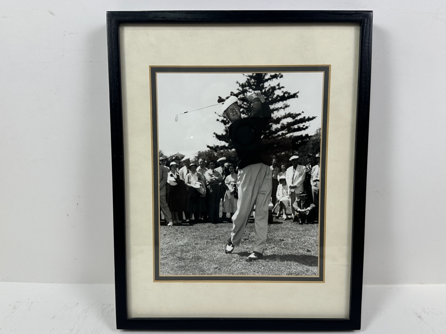Frank Christian Photograph From The Original Negative Of Byron Nelson At Augusta In 1942 8' X 10' Framed 11.5' X 15' [Photo 6]