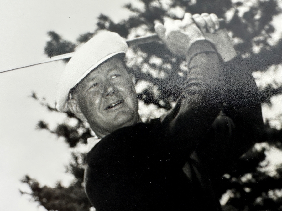 Frank Christian Photograph From The Original Negative Of Byron Nelson At Augusta In 1942 8' X 10' Framed 11.5' X 15' [Photo 4]