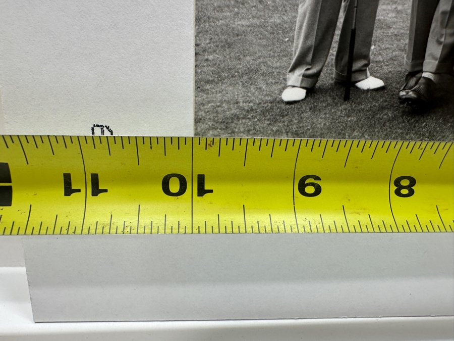 Frank Christian Photograph From The Original Negative - Bobby Jones, Cliff Roberts, President Eisenhower Augusta 1953 Copyrighted Photo 10' X 8' Framed 14' X 11' [Photo 13]