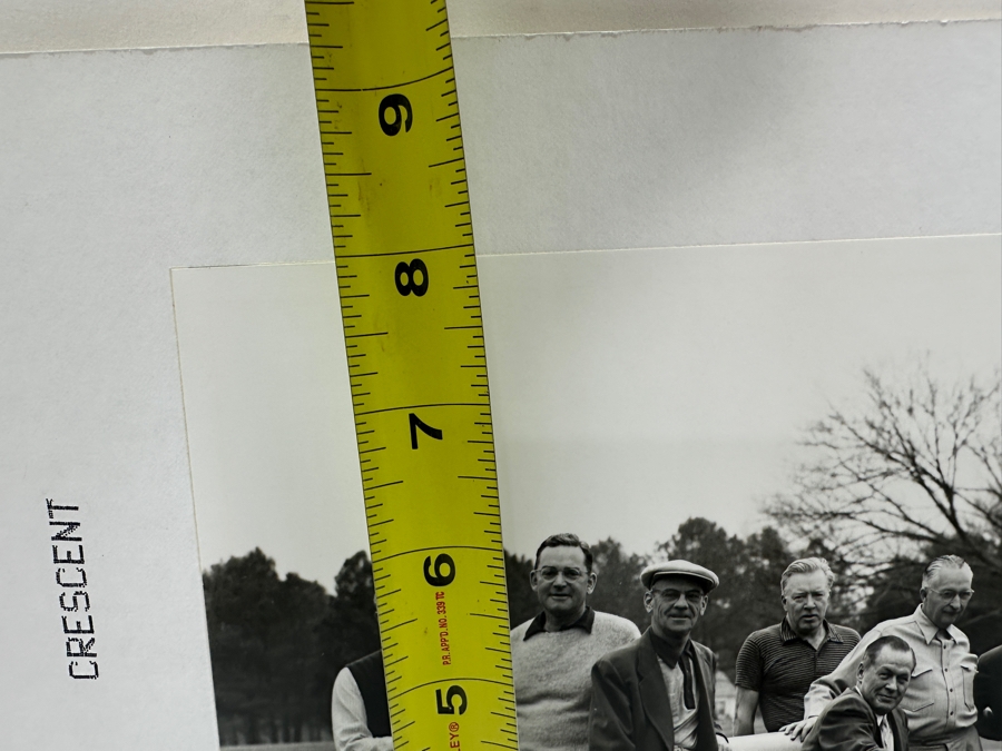 Frank Christian Photograph From The Original Negative - Bobby Jones, Cliff Roberts, President Eisenhower Augusta 1953 Copyrighted Photo 10' X 8' Framed 14' X 11' [Photo 14]