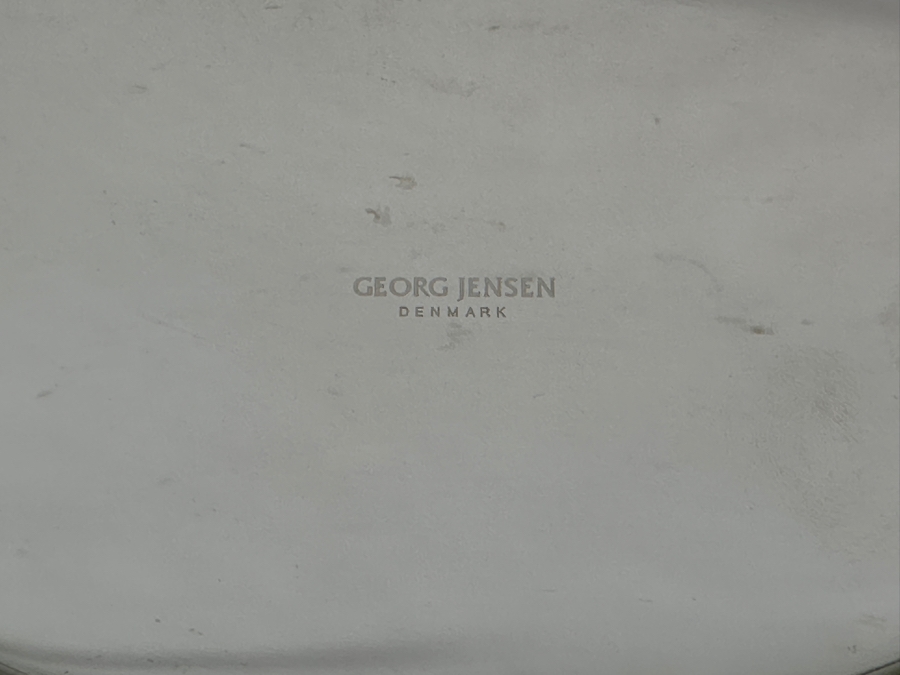 Georg Jensen Denmark Bloom Tray and Bowl 7'W and 6'W [Photo 7]