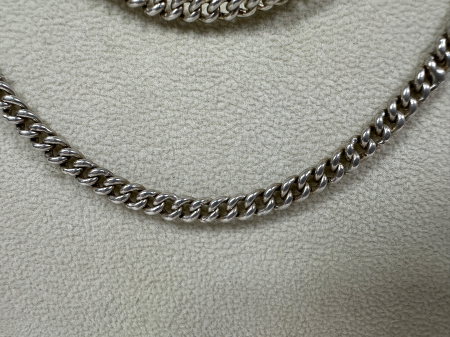 Sterling Silver Rope 38' Chain Necklace 54g [Photo 4]
