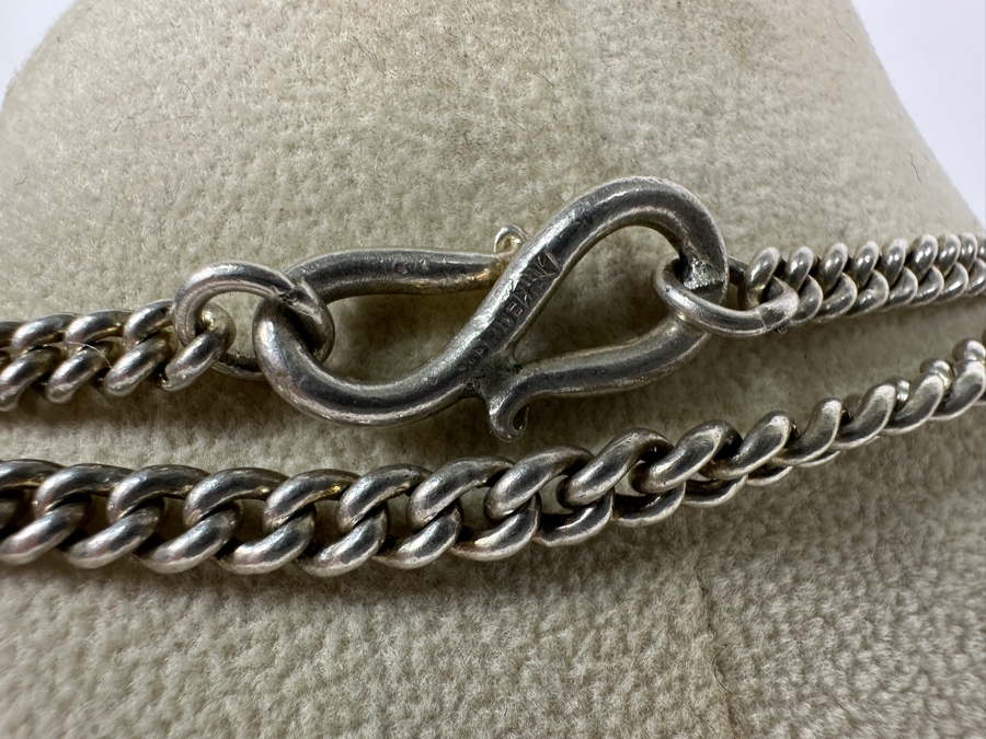 Sterling Silver Rope 38' Chain Necklace 54g [Photo 5]