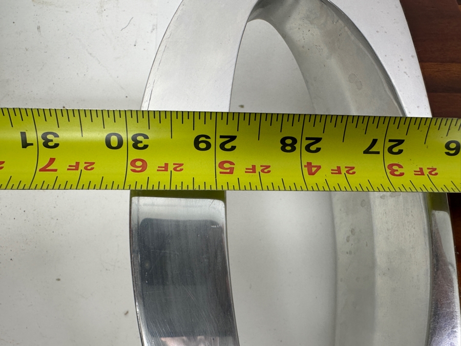 Will Oltman Nambé Wood and Metal Tray/Platter 30'W x 12'D [Photo 10]