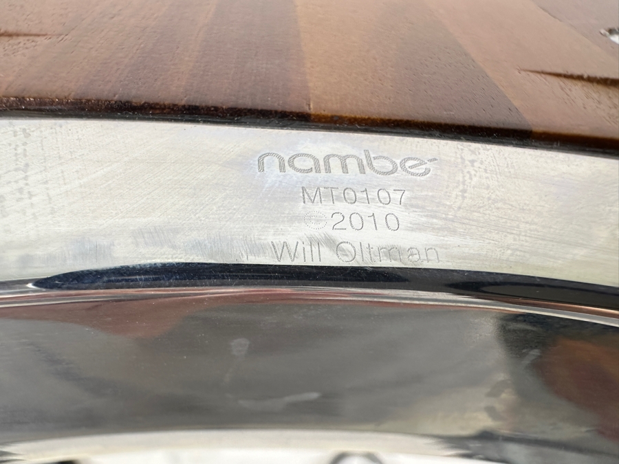 Will Oltman Nambé Wood and Metal Tray/Platter 30'W x 12'D [Photo 9]