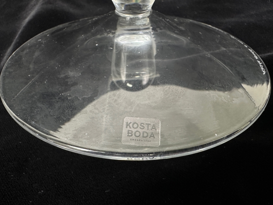 Kosta Boda Pedestal Cake Stand 13.5'W x 3.25H [Photo 5]