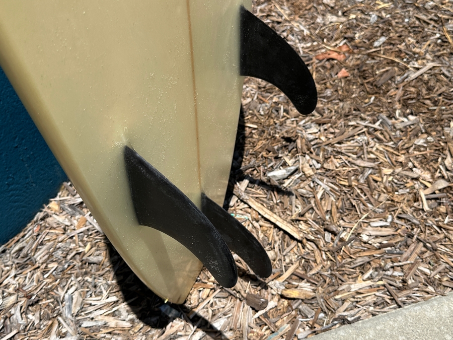 Iron Cross Surfboards Fiberglass Surfboard Shaped By Peter Cross 7'4' X 2 1/2' [Photo 10]