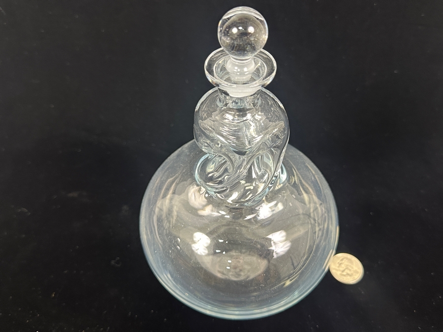 Holmegaard Fanö Twist Glass Carafe Decanter by Michael Bang [Photo 4]