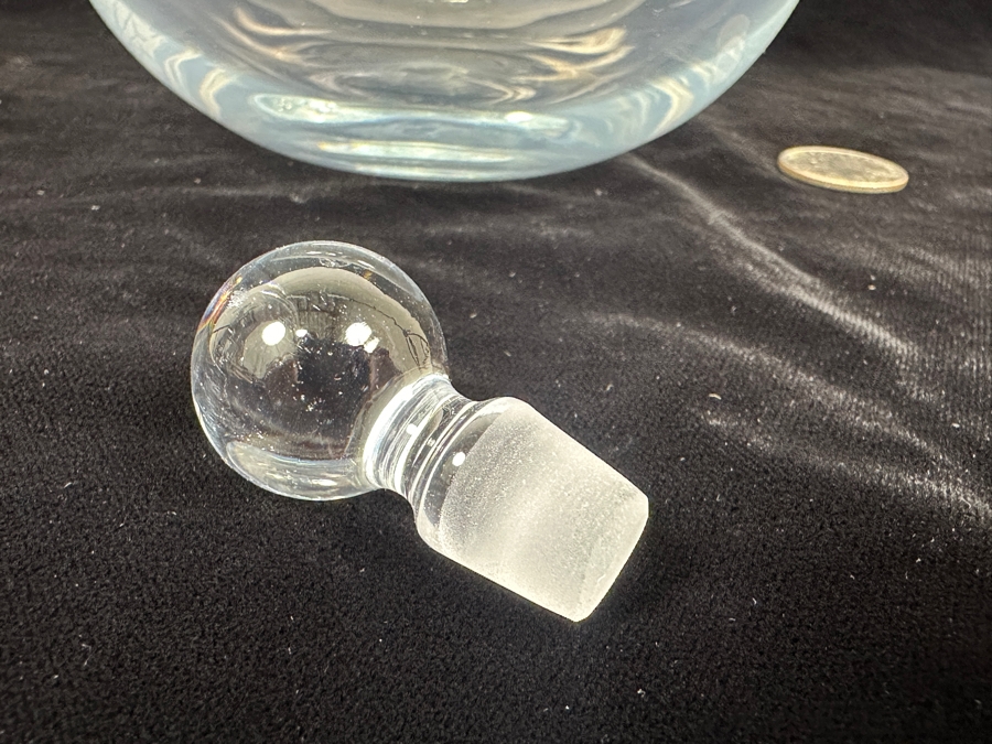 Holmegaard Fanö Twist Glass Carafe Decanter by Michael Bang [Photo 5]