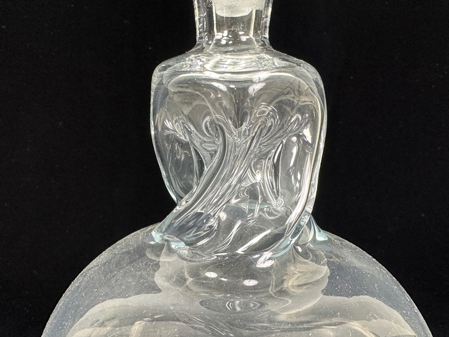 Holmegaard Fanö Twist Glass Carafe Decanter by Michael Bang [Photo 3]