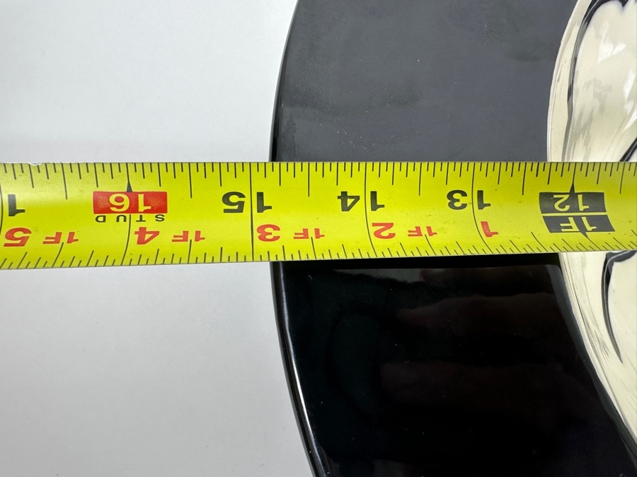 Vintage  Jiri Bures Pop Art Ceramic Bowl 15'W x 4.5'H [Photo 9]