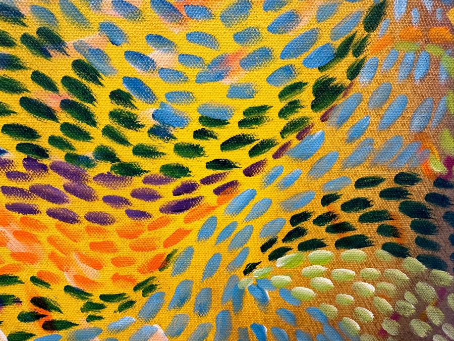 Gerrit Greve (1948-2024, Cardiff by the Sea, CA) Original Acrylic Painting On Canvas 2020 Signed Verso 30' X 24' Estimate $720 - $900 [Photo 3]