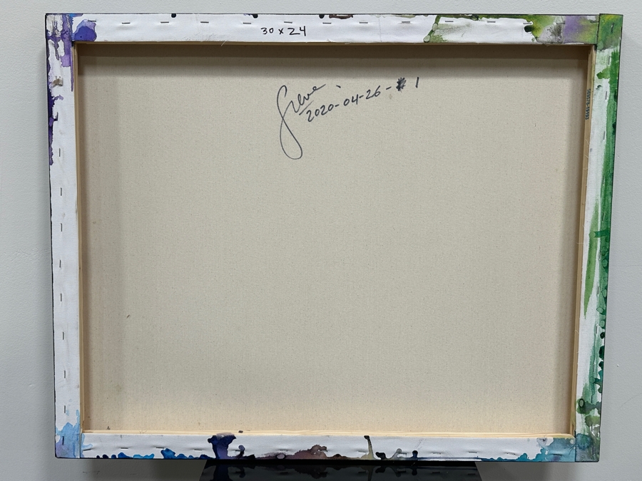 Gerrit Greve (1948-2024, Cardiff by the Sea, CA) Original Acrylic Painting On Canvas 2020 Signed Verso 30' X 24' Estimate $720 - $900 [Photo 5]