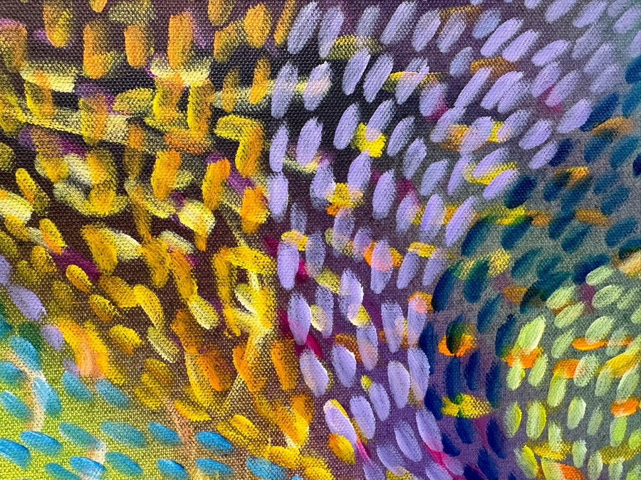 Gerrit Greve (1948-2024, Cardiff by the Sea, CA) Original Acrylic Painting On Canvas 2020 Signed Verso 30' X 24' Estimate $720 - $900 [Photo 4]