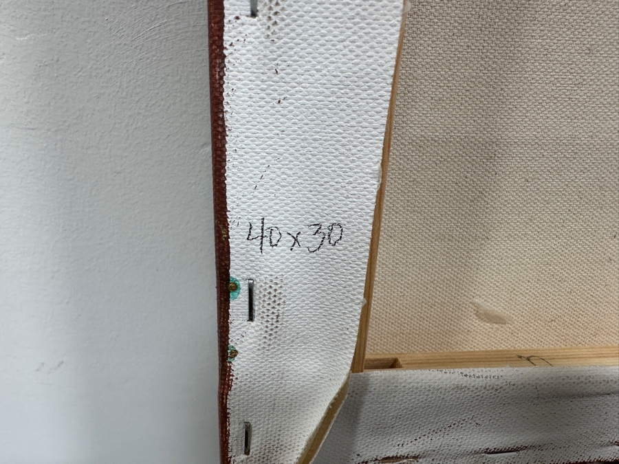 Gerrit Greve (1948-2024, Cardiff by the Sea, CA) Original Acrylic Painting On Canvas Titled 'Journey 443' 2022 Signed Verso 40' X 30' Estimate $1,200 - $1,500 [Photo 8]