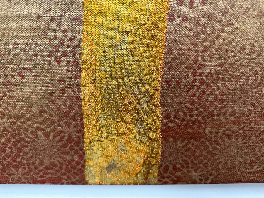 Gerrit Greve (1948-2024, Cardiff by the Sea, CA) Original Acrylic Painting On Canvas Titled 'Journey 443' 2022 Signed Verso 40' X 30' Estimate $1,200 - $1,500 [Photo 5]