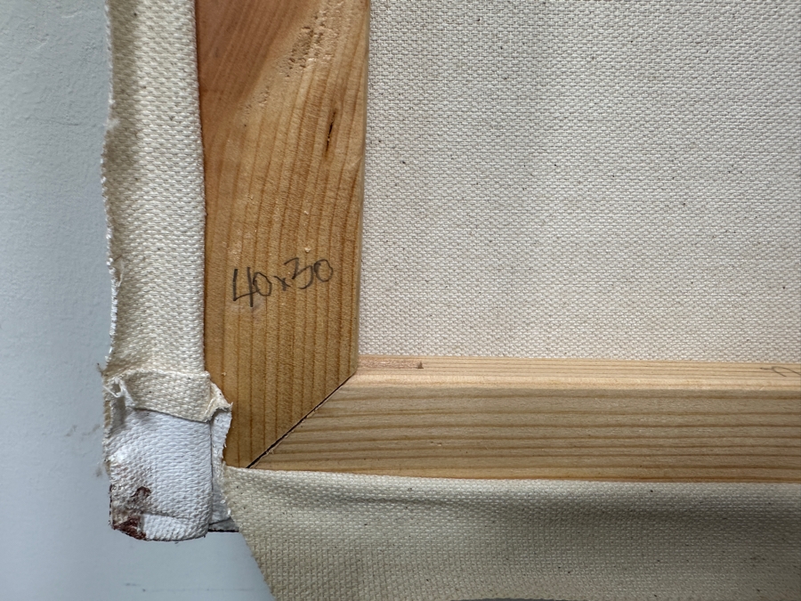 Gerrit Greve (1948-2024, Cardiff by the Sea, CA) Original Acrylic Painting On Canvas Titled 'Journey 433' 2022 Signed Lower Left And Verso 40' X 30' Estimate $1,200 - $1,500 [Photo 8]