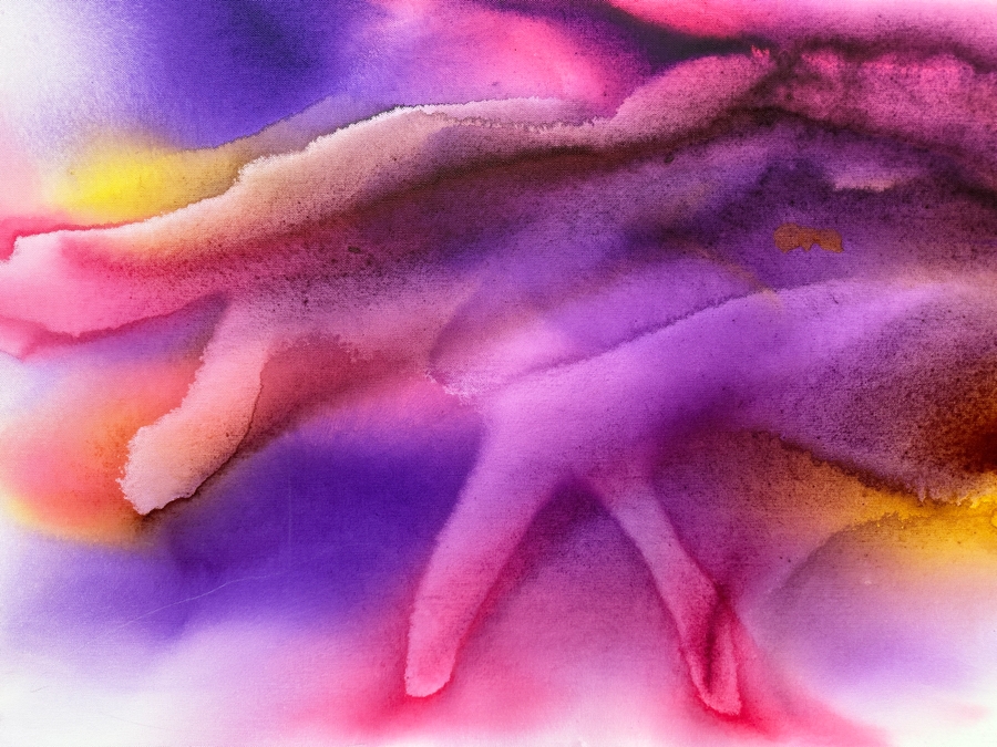 Gerrit Greve (1948-2024, Cardiff by the Sea, CA) Original Acrylic Painting On Canvas Titled 'Flowers 28' 2019 Signed Lower Left And Verso 40' X 30' Estimate $1,200 - $1,500 [Photo 3]