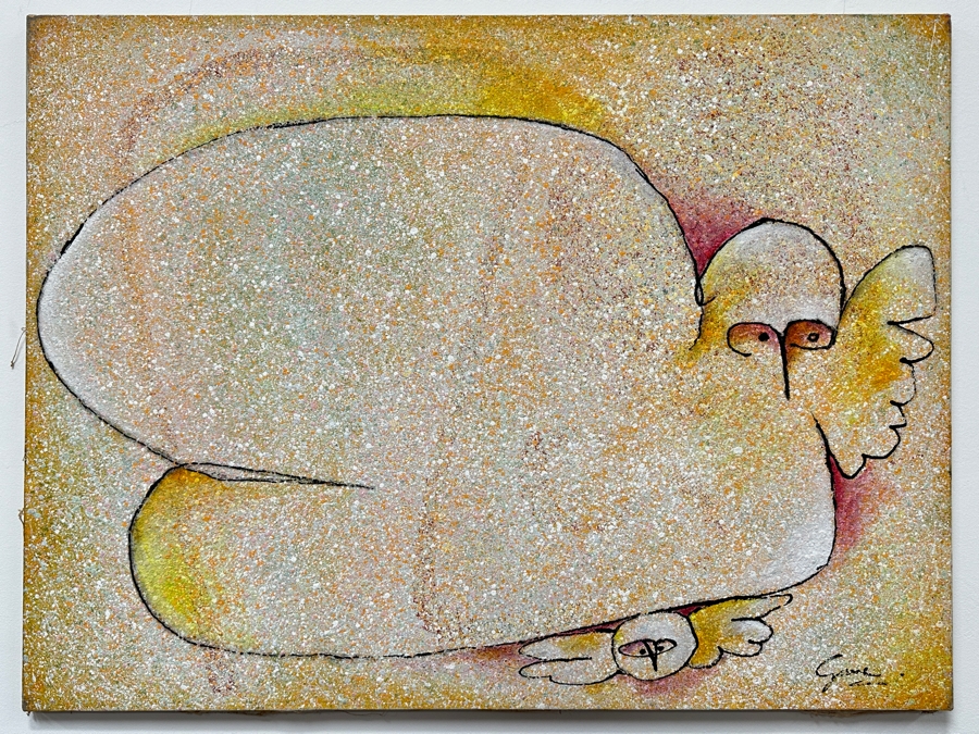 Just Added - Gerrit Greve (1948-2024, Cardiff by the Sea, CA) Original Acrylic Painting On Canvas Signed Lower Right 40' X 30' Estimate $1,200 - $1,500 [Photo 1]