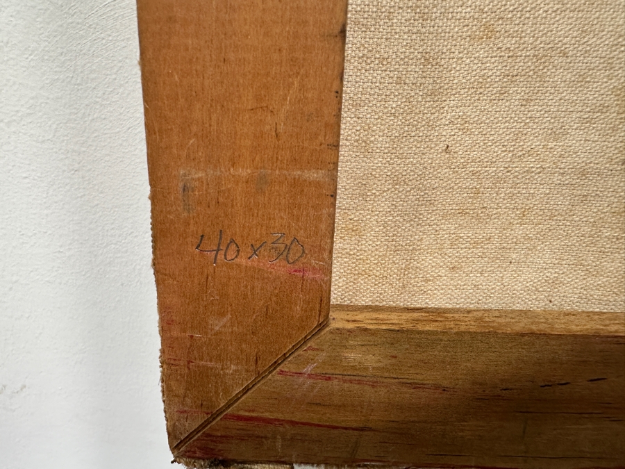 Just Added - Gerrit Greve (1948-2024, Cardiff by the Sea, CA) Original Acrylic Painting On Canvas Signed Lower Right 40' X 30' Estimate $1,200 - $1,500 [Photo 7]