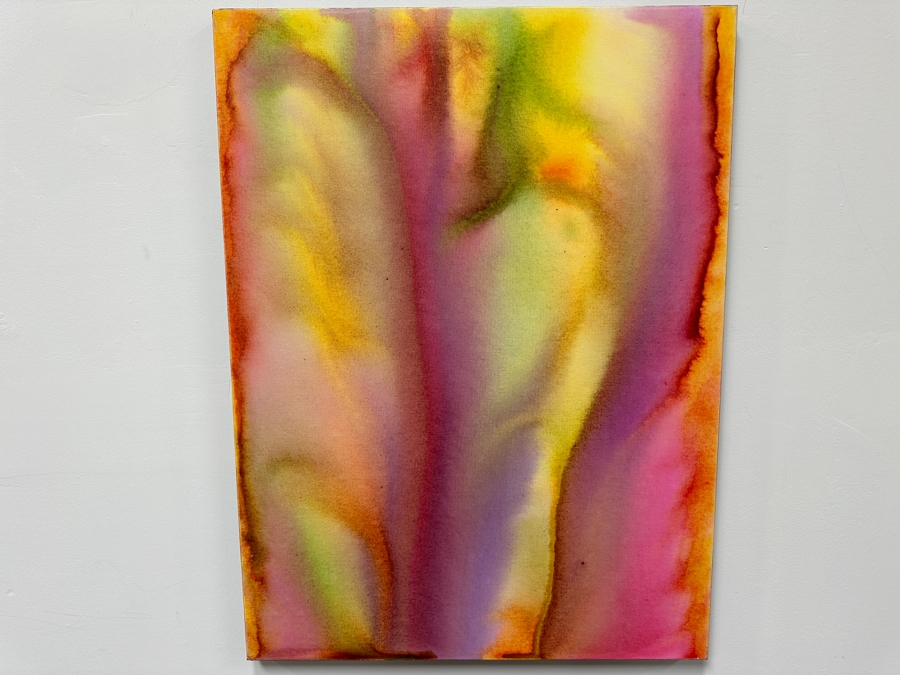 Gerrit Greve (1948-2024, Cardiff by the Sea, CA) Original Acrylic Painting On Canvas Titled 'Flowers 5' 2020 Signed Verso 30' X 40' Estimate $1,200 - $1,500 [Photo 2]