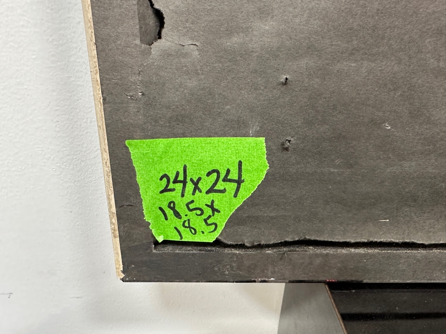 Gerrit Greve (1948-2024, Cardiff by the Sea, CA) Original Acrylic Painting On Tile Signed Lower Left 18.5' X 18.5' Framed 24' X 24' Estimate $342 - $428 [Photo 8]