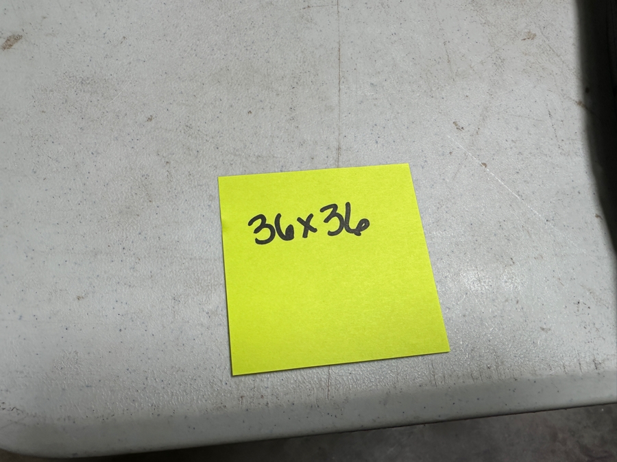 Gerrit Greve (1948-2024, Cardiff by the Sea, CA) Original Acrylic Painting On Canvas Titled 'Trees 57' 2004 Signed Verso 36' X 36' Estimate $1,296 - $1,620 [Photo 7]